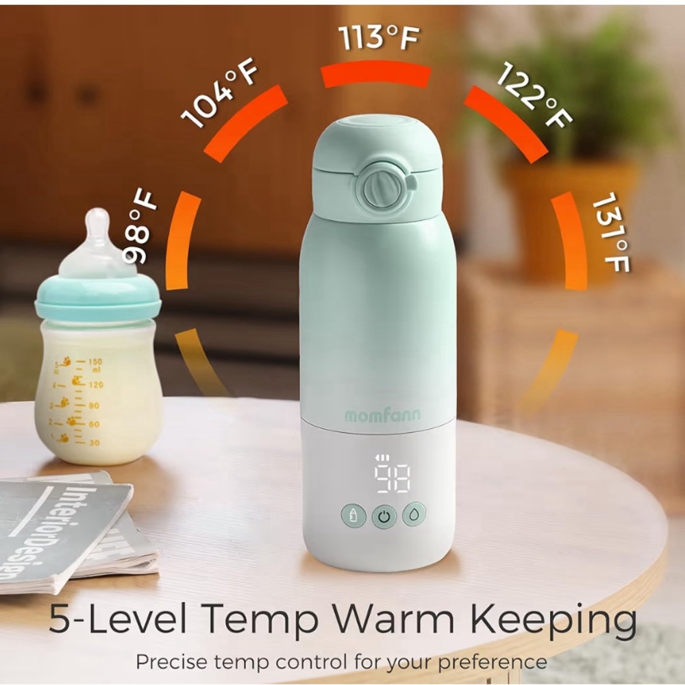 Portable Baby Bottle Warmer with Temperature Control - Picture 7 of 7